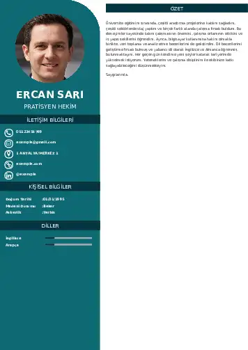 Pratisyen Hekim Cv Örnekleri cv indir
